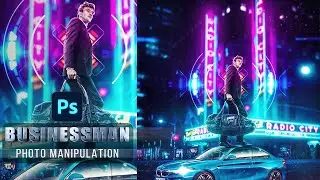 Photo Manipulation Tutorial in Photoshop - Businessman || Hasan Mia