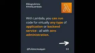 What is AWS Lambda? #aws #serverless #shorts