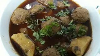 Mutton kofta curry