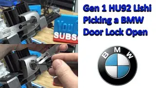 (599) BMW Lock Picked with Generation One HU92 Lishi