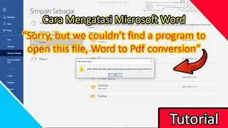 Cara Mentasi Microsoft Word Error 