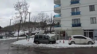 Çekmeköy İstanbul'da Kar Yağışı