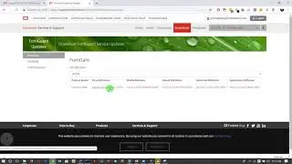 FortiGate  Download Manual FortiGuard Service Update di support.fortinet.com