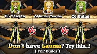 Yaoyao vs Collei vs Dendro Traveler | Who's the Best for Nefer? 👀🤔
