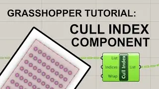 Grasshopper / Rhino CAD Tutorial: Cull Index Component