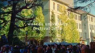Visiting Waseda University festival
