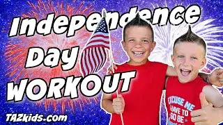 Independence Day Workout For Kids | Fun Fourth Of July Exercise!