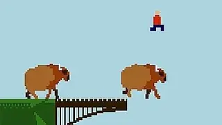 Спрыгнуть любой ценой // Jump off the bridge #1