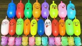 Making BEADS  SLIME with FUNNY BALLOONS!!!Satisfying Slime Video 