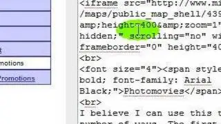 Fixing Embedded code to fit