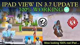 Bgmi 3.7 ipad view config ,How To Get ipad view🔥view Android 3.7 Update , How To Fix Lag 3.3.2✅🤫😯