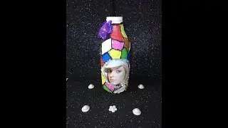 MARCO DE FOTOS EN BOTELLA DE CRISTAL-COLABORACION CANAL LAS IDEAS DE BONY