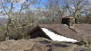 3-4-16  More of the top of Blood Mountain!  Hearin' us B.S. while resting.