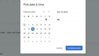 Gmail - Schedule Send Emails
