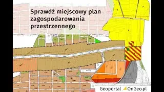 Jak znaleźć Miejscowy plan zagospodarowania przestrzennego (MPZP) w Geoportalu OnGeo.pl