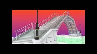 passerelle de la Douanes 3D model