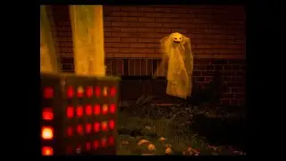 Floating Souls for your Halloween yard decoration, quick and easy.