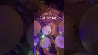 Funk Rock Drum Beat 70 BPM | High Quality Backing Track Audio