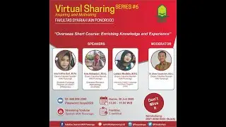 Virtual Sharing Series 6# Overseas Short Course: Enriching Knowledge and Experience