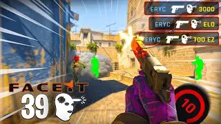 39 elims in 3000 elo FACEIT (against a cheater?)
