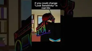 Look sensitivity IRL be like  #roblox #robloxanimation #memes #shorts