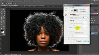 how to  cut out hair in photoshop cc