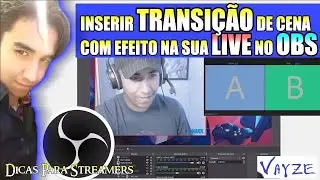 Como Inserir TRANSIÇÃO DE CENA ANIMADA na Sua Live no OBS STUDIO | Efeito de Troca de Cenas Stream