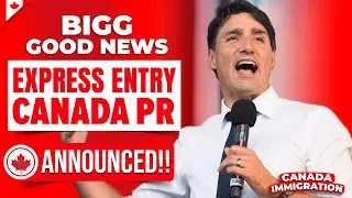 BIGG GOOD NEWS : First Express Entry Draw For CANADA PR 😍 | Immigration Canada | IRCC