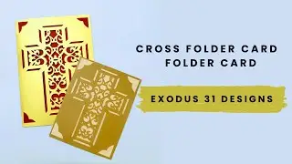 Cross Folder Card for Cricut Joy Cricut Maker Cricut Explore Easter Card, First Communion, Memorial