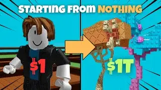 Starting From NOTHING and Trying to Get RICH WITHOUT ROBUX in GROW A GARDEN...