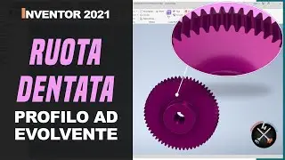 Ruota dentata profilo ad evolvente [ Tutorial Autodesk Inventor - ITA ]