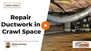 How to Repair Ductwork in Crawl Space | KC Pier