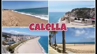 CALELLA 🇪🇸 SPAIN - Town & Beach  | Costa Maresme