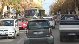 OurTour driving in Palermo, Sicily. Italian roads are chaos!