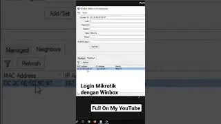 Login Mikrotik with Winbox
