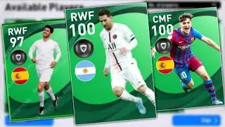 Upcoming 10 Thursday Potw Players In Pes 2021 Mobile | Messi PSG Potw Players In Pes 2021 Mobile