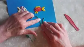 Рисуем пластилином 
