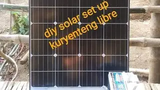SOLAR BASIC SET UP OFF-GRID 100watts 12v/may kuryente ako sa bundok na libre!