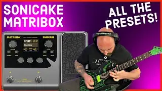 SONICAKE MATRIBOX MULTI EFFECTS  FOR GUITAR &BASS INTYERFACE DRUM MACHINE LOOPER