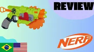NERF ZOMBIE STRIKE CROSSCUT REVIEW, foam saw pistol
