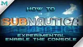 Subnautica How to Enable the Console Commands and Experimental!