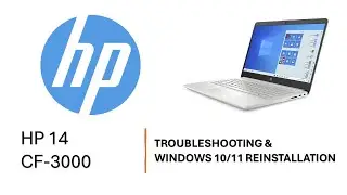 HP 14 Laptop Windows 10/11 Reinstallation | Step by Step Guide