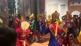 【  台南佳里吉和堂新廟慶成入火安座～平安遶境  】～05 佳里吉和堂 家將 排八卦陣 2024/11/09