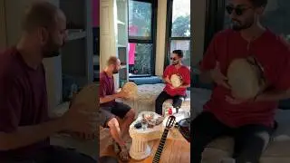 Fazıl Karagöz (Riqq) & Lorenzo D'Erasmo ( Tamburello ) 🥁 Improvisation • 2023