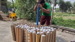 Amazing Sky Shots Bomb Making Factory Process | Fireworks Manufacturing Complete Process