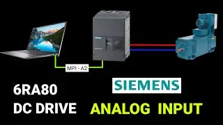 Siemens DC Drive 6RA80 Analog Input Parameter Setting