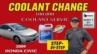 How to Replace the Radiator Coolant on a 2009 Honda Civic (8th Gen) | Step-by-Step DIY