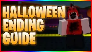 How To Get The Halloween Ending In Late To School | ROBLOX