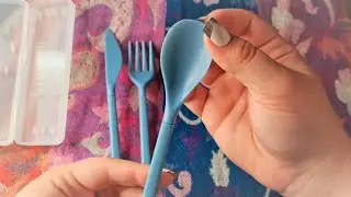 ASMR Exploring Plastic Sounds 💙 Tapping, sticky fingers, vinyl, lid sounds