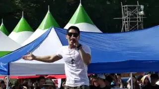 151006 지상군페스티벌 프린지 오전 - 김재중 4.떼창연습+하늘을 달리다
